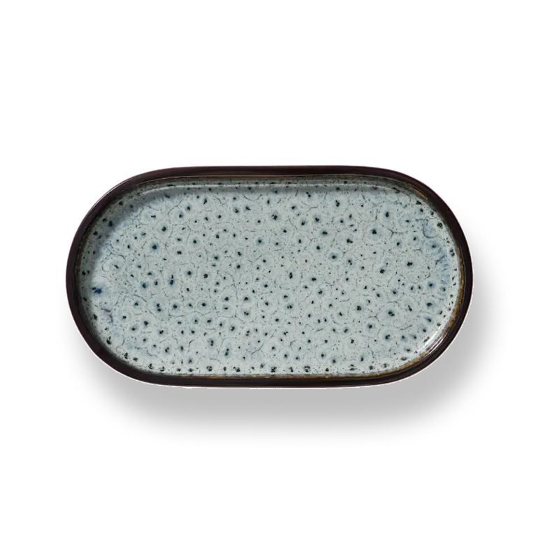 Coco Blue Oval Plate 20.5 x 11,5 cm 